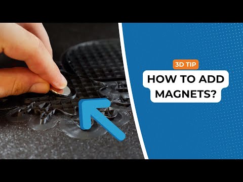 Adding magnets to your 3D print