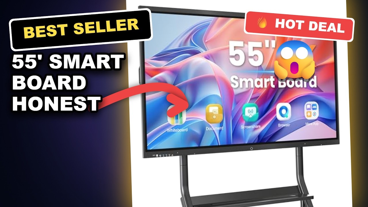 55' Smart Board Honest Review: Interactive Whiteboard Worth It? review video