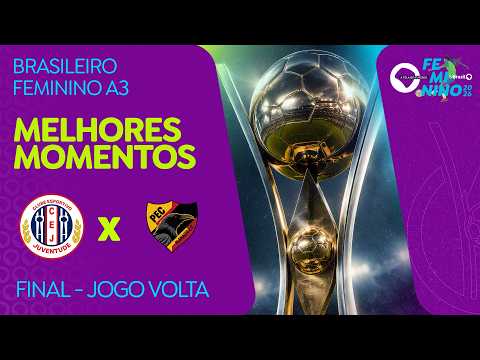 MELHORES MOMENTOS: JUVENTUDE-SE 0 X 1 PLANALTO-GO | BRASILEIRO FEMININO A3 | FINAL | JOGO VOLTA