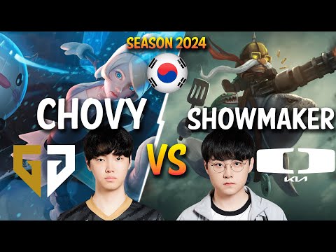 GEN Chovy vs DK Showmaker - Chovy ORIANNA vs Showmaker CORKI Mid - Patch 14.1 KR Ranked | lolrec