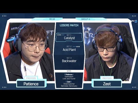 [2018 GSL Season 2] Code S Ro.16 Group A Match4 Patience vs Zest