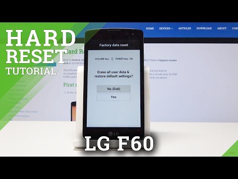 HARD RESERT LG F60 - Bypass Lock Screen / Wipe Data