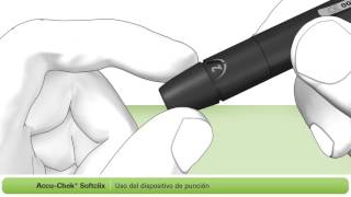 Cómo usar el dispositivo de punción Accu-Chek® Softclix
