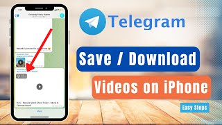 How to Save Telegram Videos on iPhone !!