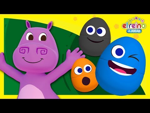 Huevos Sorpresa de Canciones del Zoo - El Zorro Tufín, Tamito El Hipopótamo y La Pantera | A Jugar