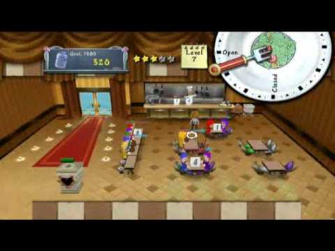 Diner Dash (WiiWare) - European Launch Trailer
