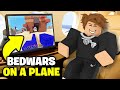 Roblox Bedwars, But on an AIRPLANE..