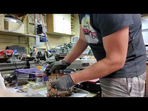 Catalina 27 Universal Marine Diesel M12 Hurth Transmission disassembly