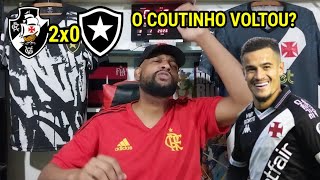 REACT VASCO 2X0 BOTAFOGO - FLAMENGUISTA ZOA O BRENER E QUEBRA A CARA
