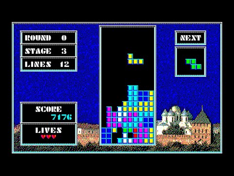 Sharp X1 Game: Tetris (1988)
