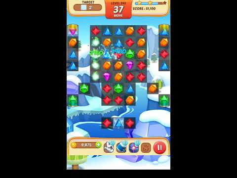 Jewel Match King Level 241 - Walkthrough ( No Booster )