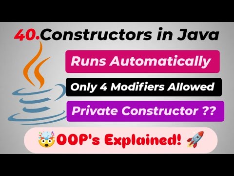 Object Oriented Programming Oops In Java Part 14 Constructors In Java Fight4tech