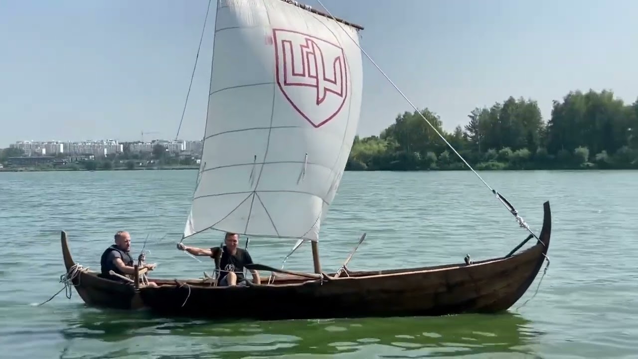 Спуск на воду нового човна Лайсве