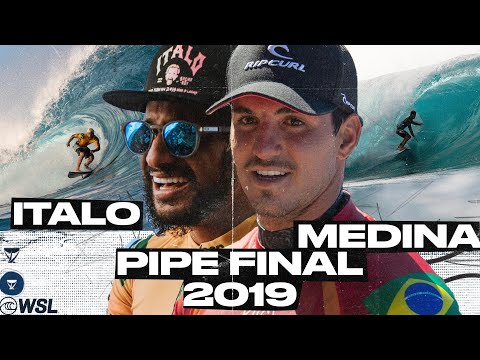 Italo Ferreira vs Gabriel Medina PIPE FINAL for 2019 World Title | Full Heat Replay