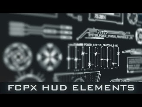 [LaurentiuDorin] HUD Elements for FCPX | Video Hive | After Effect Temples| Envato