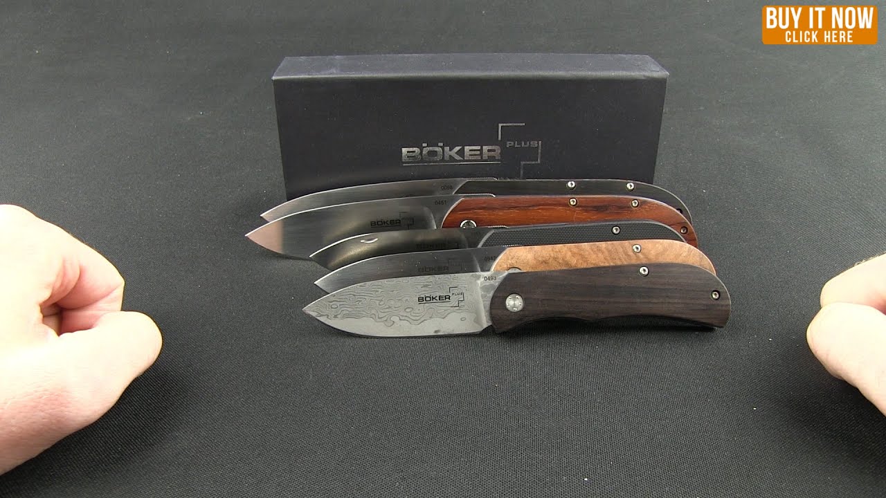 Boker Plus Exskelibur II Liner Lock Knife Cocobolo (2.75" Damascus) 01BO223DAM