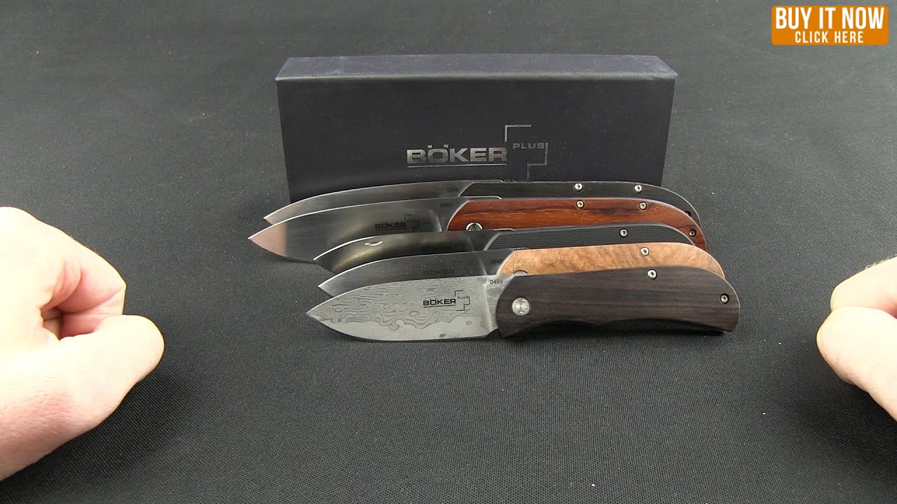 Boker Plus Decade Edition Exskelibur I Knife Carbon Fiber (3.5" Satin) 01BO152