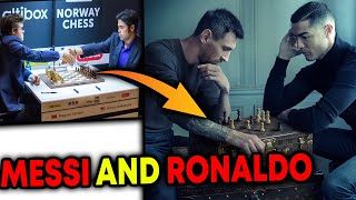 Cristiano Ronaldo and Lionel Messi SHARED a PHOTO TOGETHER While THEY ARE PLAYING CHESS