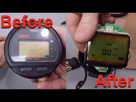 How to Repair Yamaha Boat Gauges Faded LCD (In-Depth Tutorial) Polarized Lens Replacement