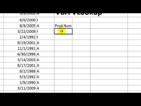 Excel VBA Basics #19 Using VLOOKUP in VBA