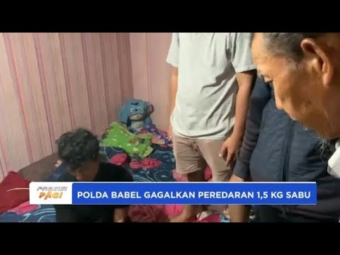 DITRESNARKOBA POLDA BABEL GAGALKAN PEREDARAN 1,5 KG SABU DI PANGKALPINANG