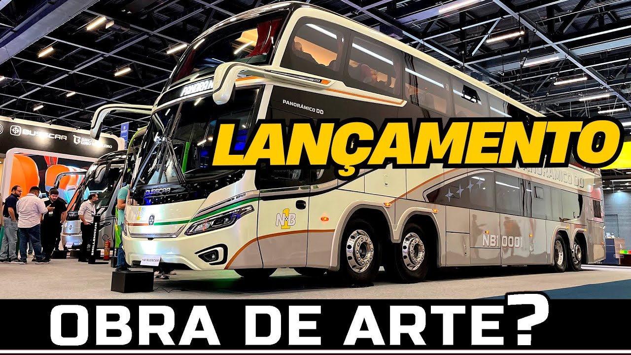 O ÔNIBUS MAIS ESPERADO DO BRASIL!! NOVO BUSSCAR NB1 PANORÂMICO DD EM TODOS OS DETALHES