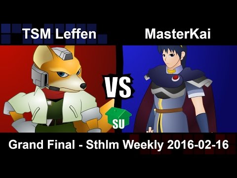 TSM Leffen (Fox) vs MasterKai (Marth) - Grand Final Sthlm Weekly 2016-02-16