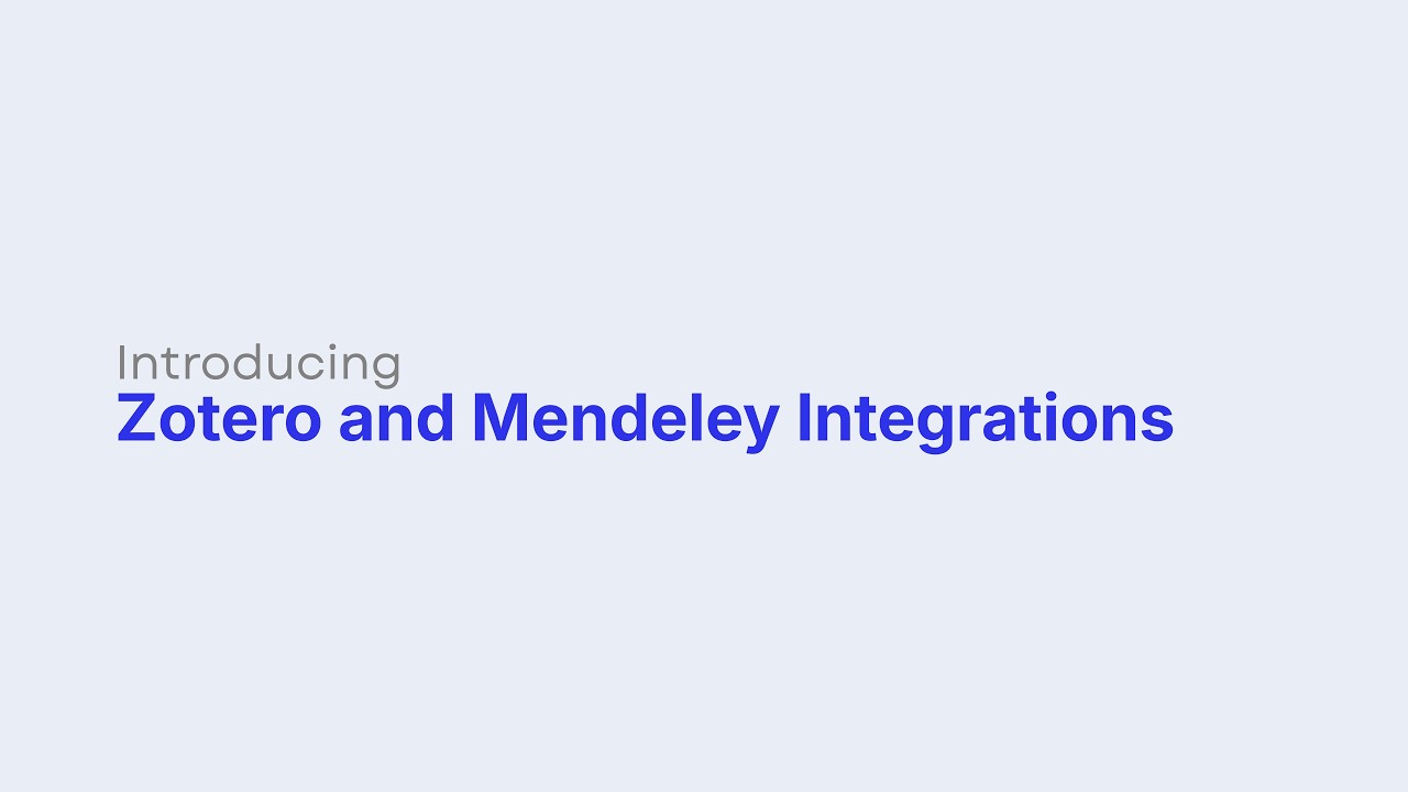 How to Import Zotero, Mendeley, and EndNote Libraries into Jenni AI video thumbnail