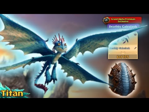 DEATHLY GALESLASH - Max Level 175 — New Hybrid Dragon Showcase | Dragons: Rise of Berk