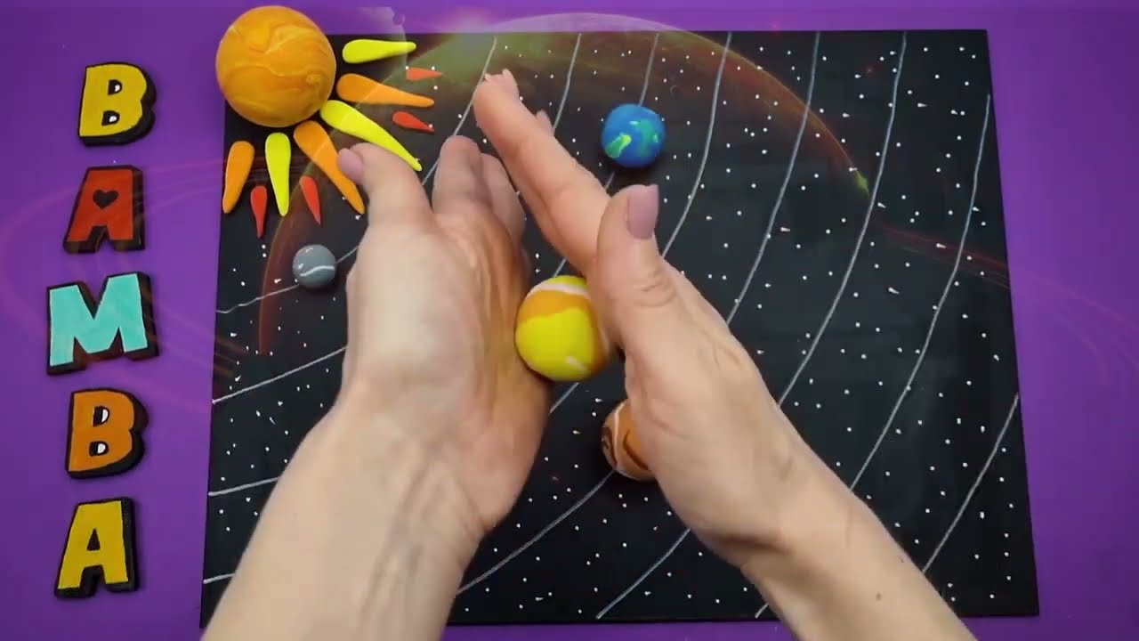 ✅ Planetas do Sistema Solar| MAQUETE com Massinha | Video EDUCATIVO