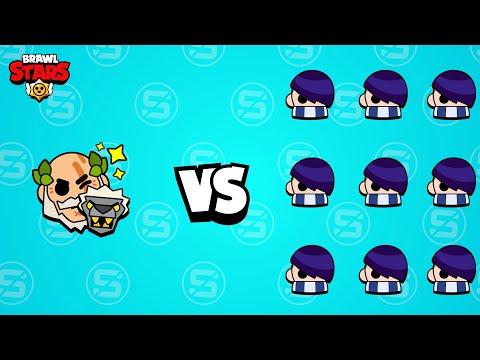 1 Sam brawler Vs 9 same brawlers