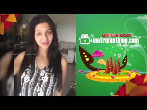 Vedhika Wishes Happy Onam to All  - ഓണാശംസകൾ