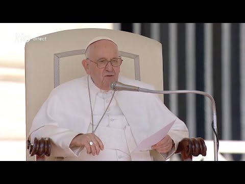 Audience générale du Pape du 24 mai 2023