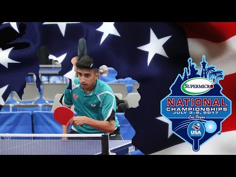 2017 SuperMicro National Table Tennis Championships - Nikhil Kumar vs. Khoa Nguyen (Men's QF)
