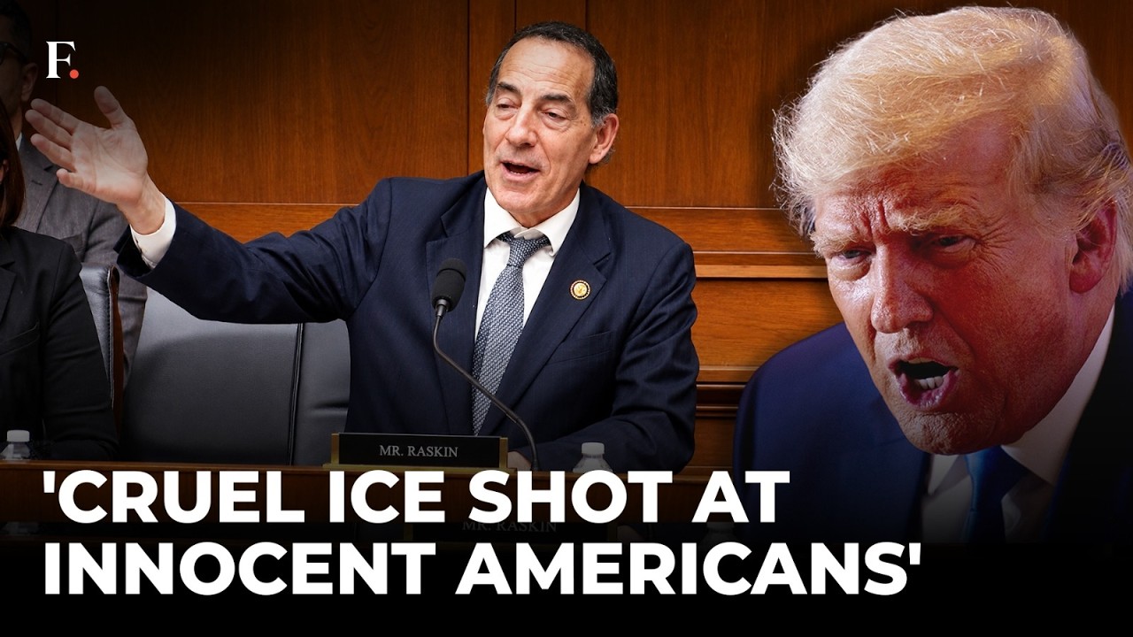 'ICE Fired & Hid Behind...': Raskin Reviles Trump In Fiery US Hearing Over Anti-Immigrant Drive