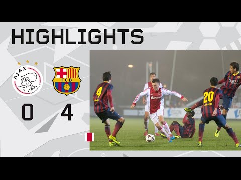 Highlights Ajax A1 - FC Barcelona | UEFA Youth League