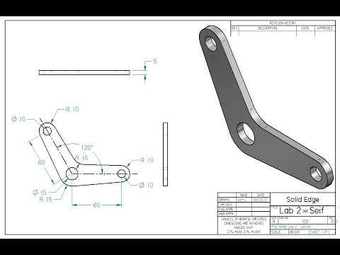 Learning Solid Edge - Lab 2
