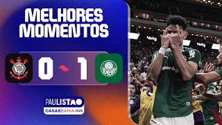 CORINTHIANS 0 X 1 PALMEIRAS | MELHORES MOMENTOS | 7ª RODADA | PAULISTÃO CASAS BAHIA 2026