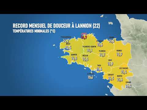 Illustration de l'actualité Record mensuel de douceur à Lannion (22)