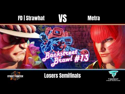 FD | Strawhat (E. Honda) vs Metra (Marisa) - Street Fighter 6 Losers Semis - Backstreet Brawl #13