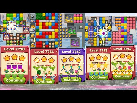 Toon hard levels 7710 7711 7712 7713 7714🙄 Real gamer play✨your moves tough👉company's moves easy😏