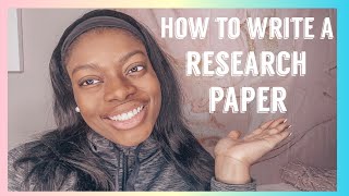 HOW TO WRITE A RESEARCH PAPER| Beginners Guide to Writing Quality Research Papers Step-by-Step