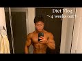 【Diet Vlog】OAJクラシックフィジークへ向けての減量〜4週間前〜
