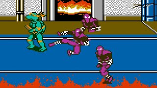 Casual Longplay: Teenage Mutant Ninja Turtles II (NES Turtle Swap Mod) full game for 1 Player