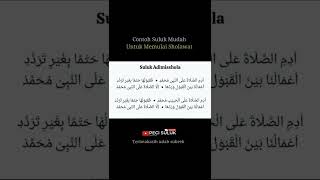 Download lagu CONTOH Suluk Mudah Memulai Sholawat #suluksholawat  #shorts mp3