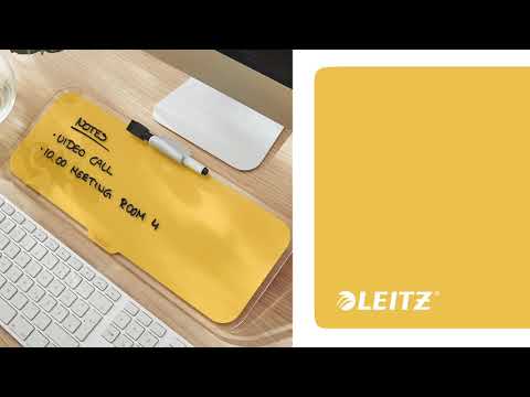 Een Glas Desktop Pad Leitz Cosy geel koop je bij Van Leeuwen Boeken- en kantoorartikelen