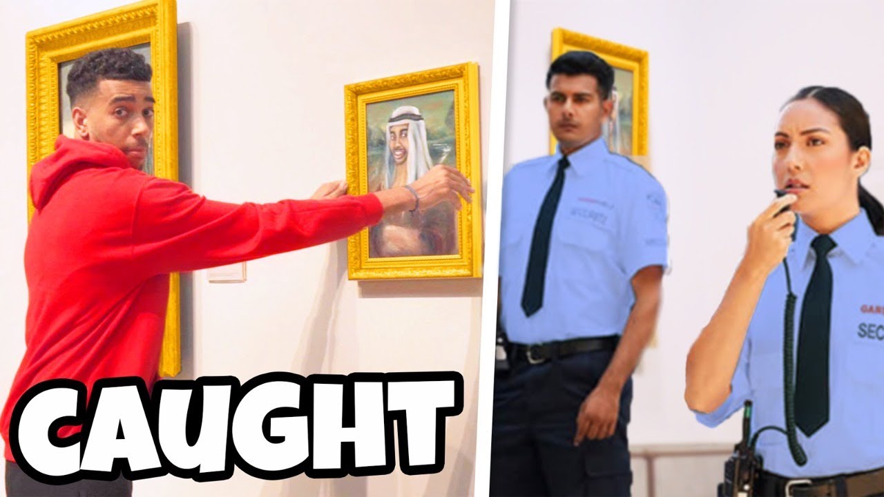 SNEAKING A Painting Into National ART GALLERY