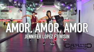 Amor, Amor, Amor   Jennifer Lopez ft Wisin by Cesar James Coreo Zumba Cardio Extremo Cancun