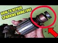 How To Repair Sparking Commutator Damage Armature Repair