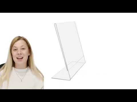 Mini Slant Back Sign Holder, 1.5